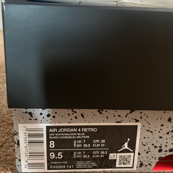 Jordan 4 Retro Military Blue - Picture 5 of 7